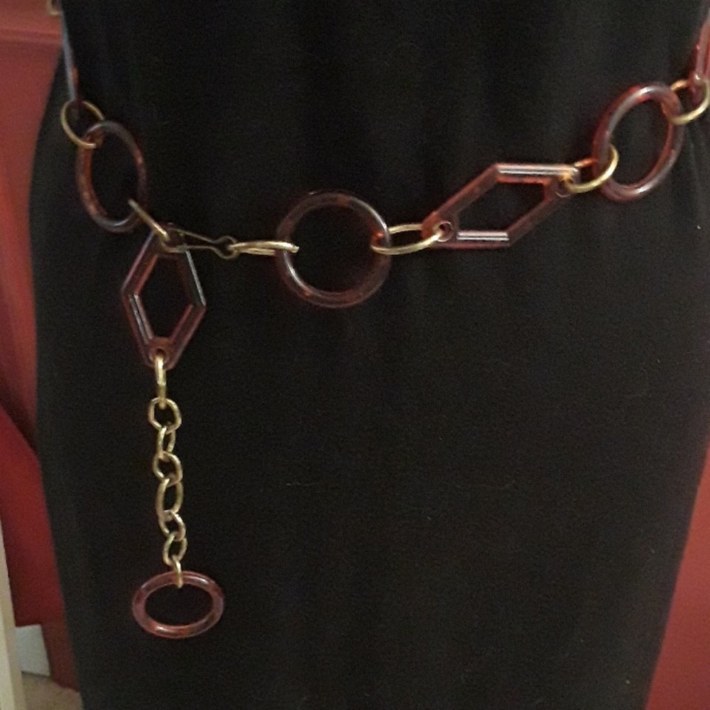 Vintage Lucite Linked Belt